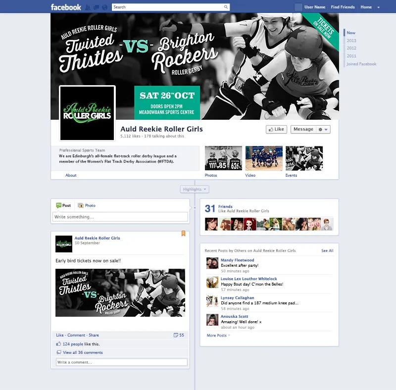 Auld Reekie Roller Girls Roller Derby Mandy Fleetwood