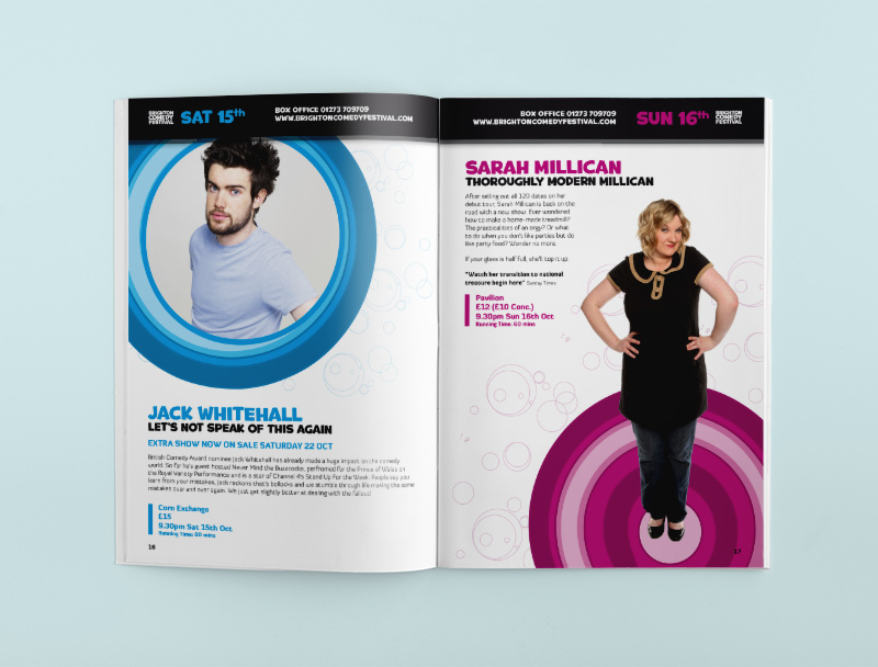 Mandy Fleetwood Brighton Comedy Festival Brochure 2011