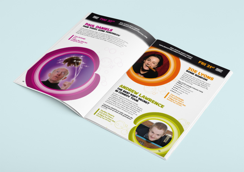 Mandy Fleetwood Brighton Comedy Festival Brochure 2011