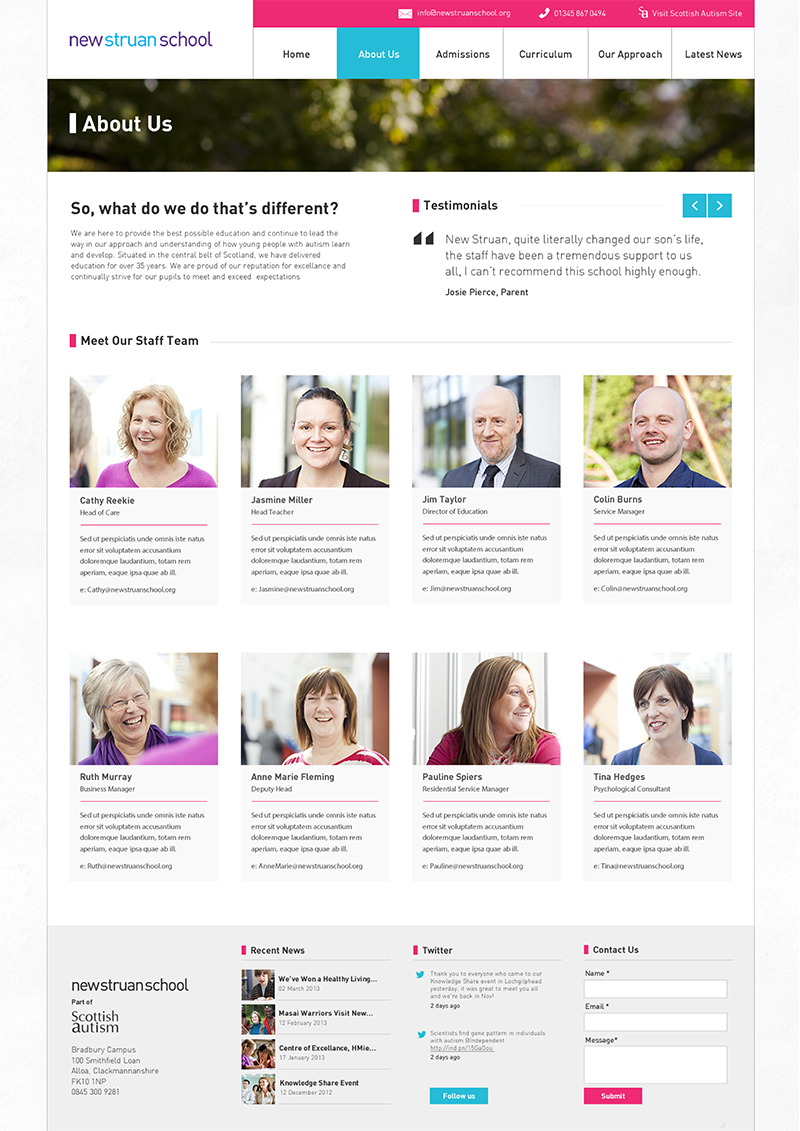 New Struan School Mandy Fleetwood